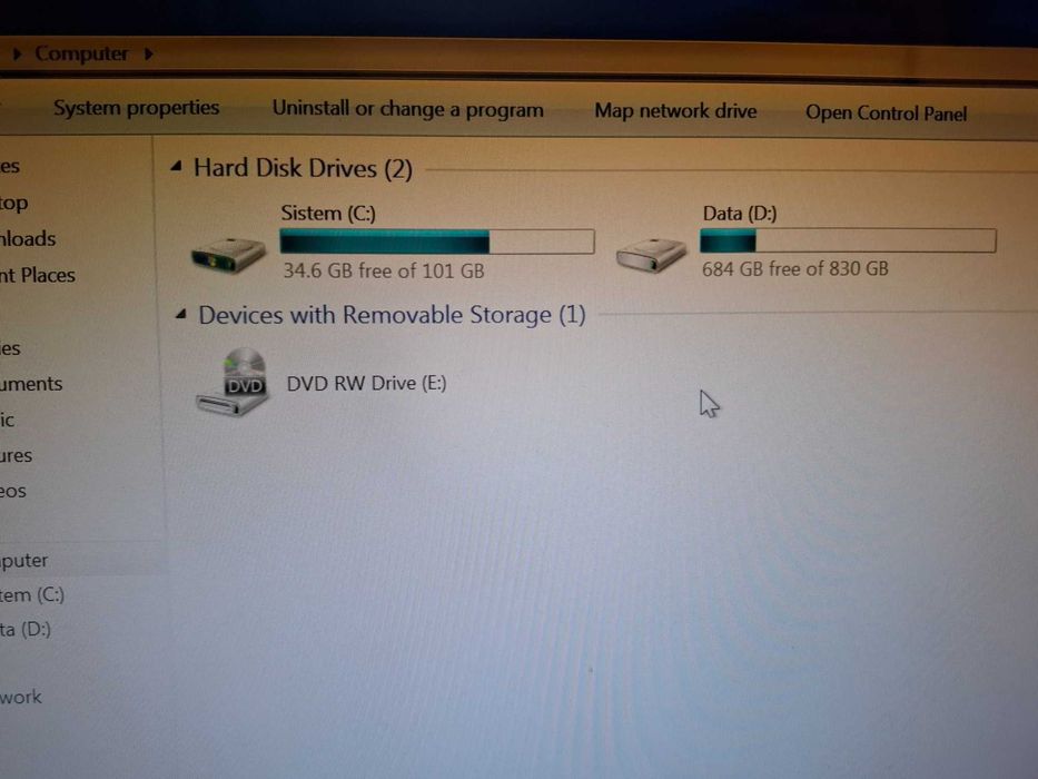 PC cu Monitor LG 21.5 inchi 16:9