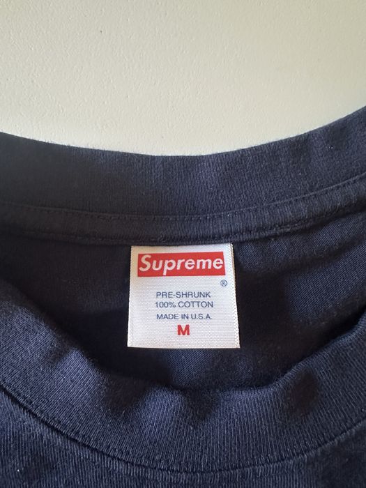 Тениска Supreme – Тъмносиня, Размер M