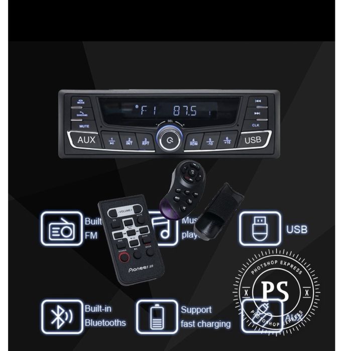 Pioneer magnitafon yangi gentra mini mafon rul pultli blutus usb