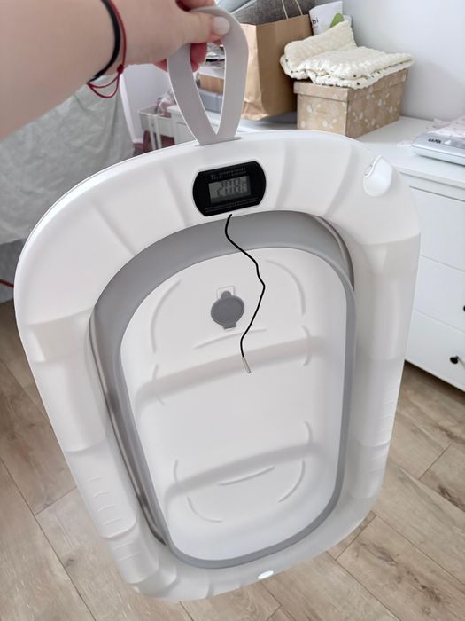 Cadita bebe  cu termometru