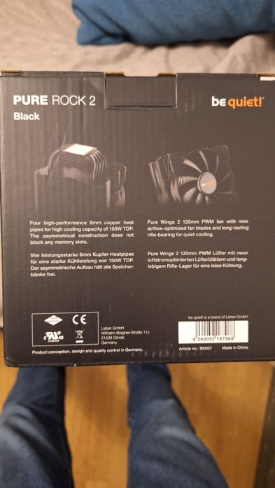 Cooler Be Quiet Pure Rock 2 Black