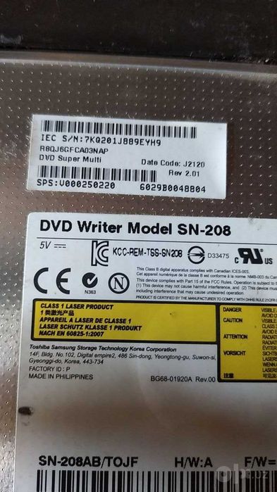 dvd ромы от ноутбуков.б.у
