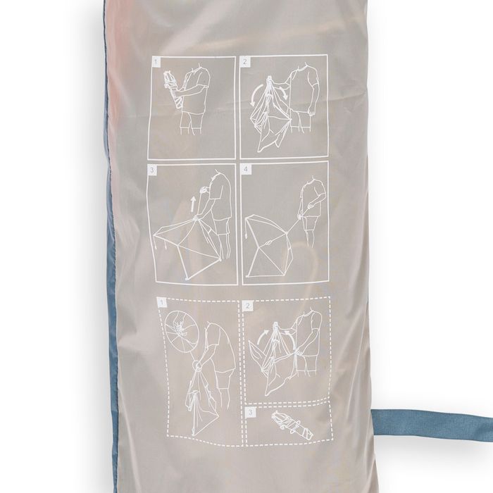 Adăpost de plajă compact 3 locuri Upf 50+ - produs resigilat Decathlon