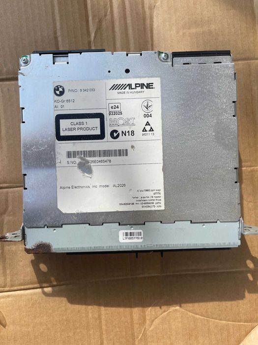 BMW 6 Series F06/F12/F11/F13 Навигация бутони дисплей