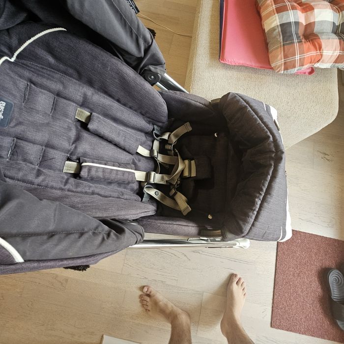 Carucior 3 in 1 Inglesina Trilogy Plus Quattro Pantelelerria, Alb