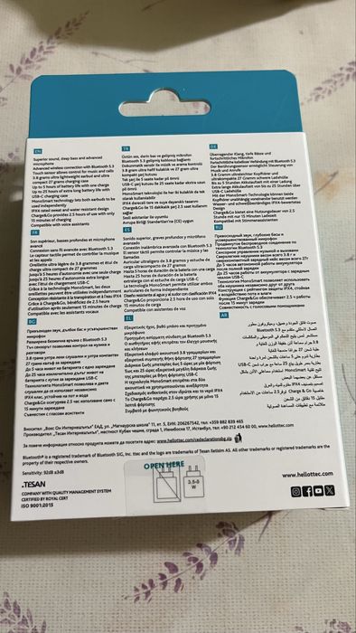 Wireless  Bluetooth Headset Слушалки