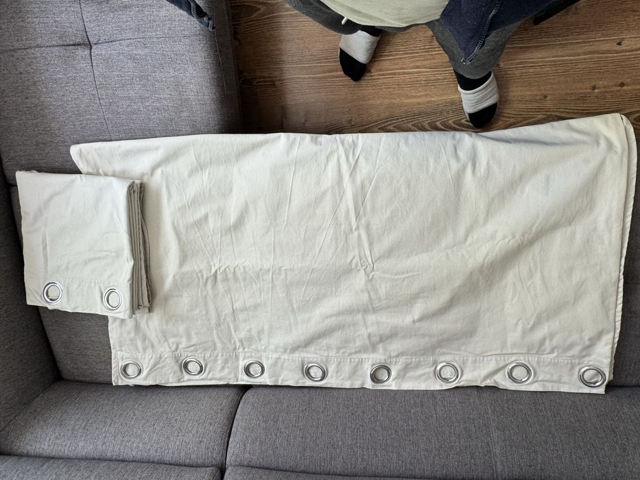 Draperii ikea bej deschis