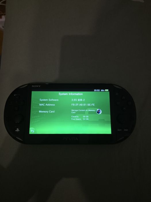 Consola PS vita slim modata 64gb
