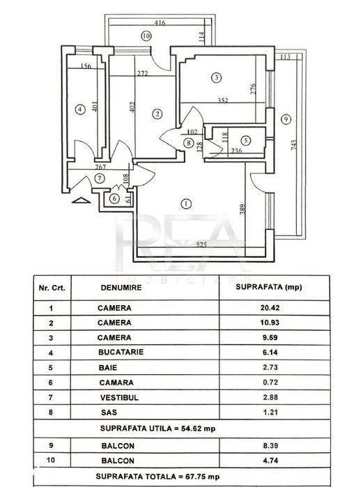 3 Camere- Centrala Proprie- Sebastian