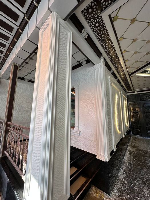 Travertin fasad ishlari