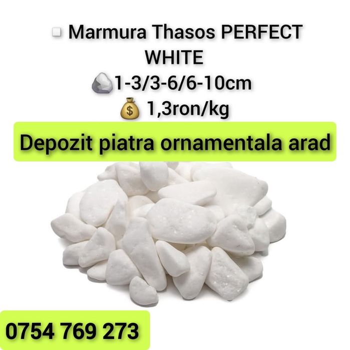 Piatra decorativa ornamentală thasoss alb pur Grecia