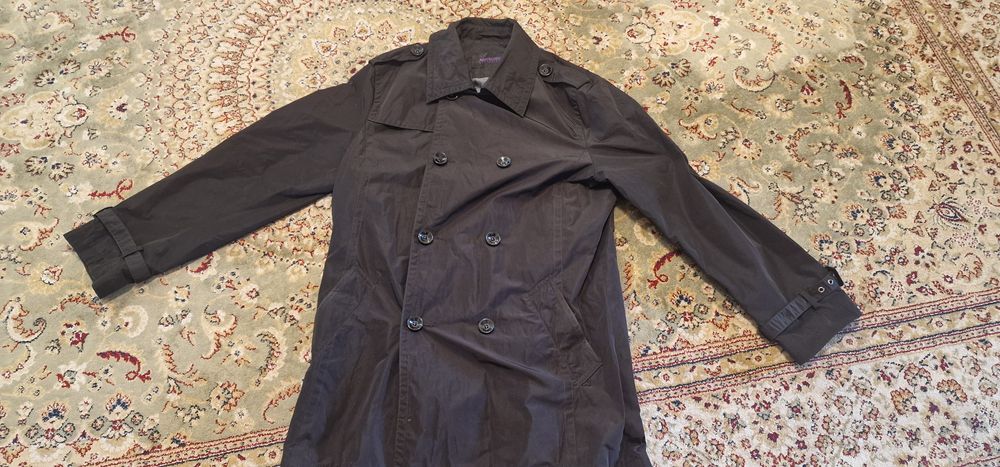 Плащ мужской чёрный
