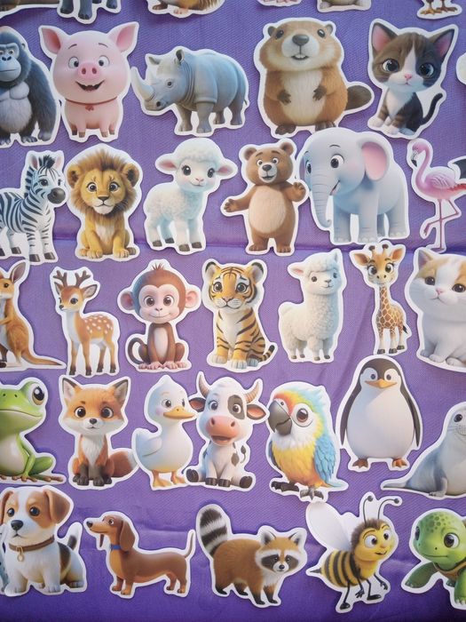 Стикери Сладки животни, 50 броя