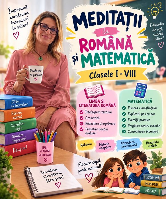 Meditații limba română și matematică