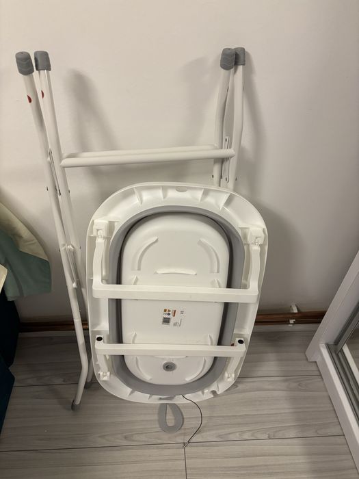 Cadita bebe cu indivator de temperatura si suport metalic