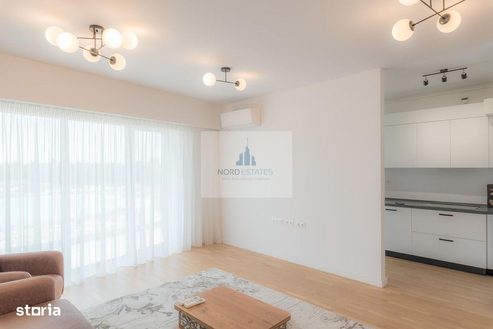 NEMOBILAT-Apartament nou de inchiriat-Baneasa-garaj-CT-2 bai