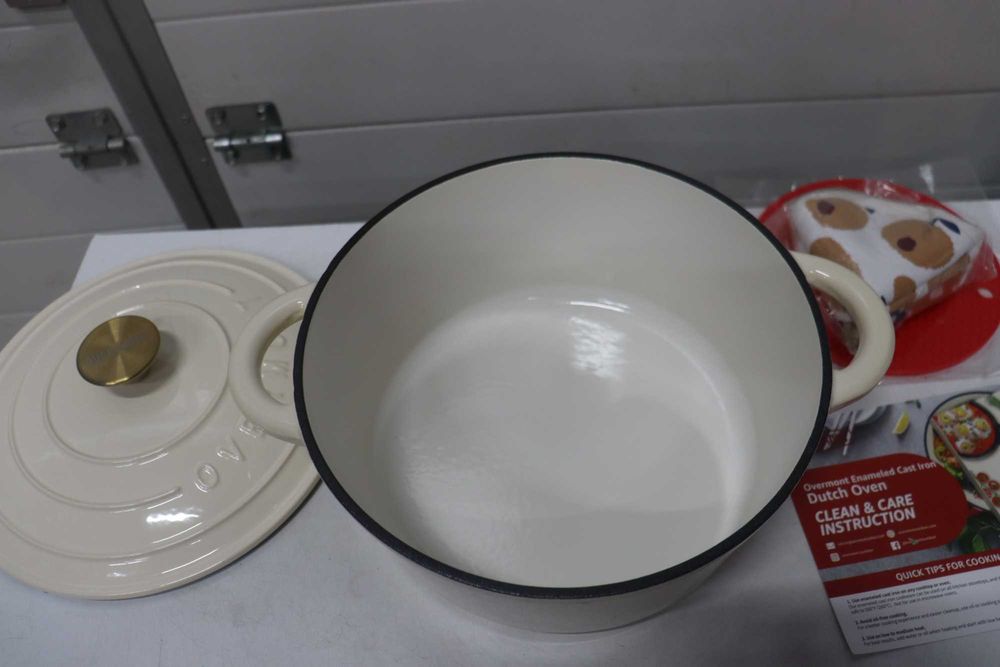 Емайлирана чугунена тенджера за печене Overmont 4.7L 26см