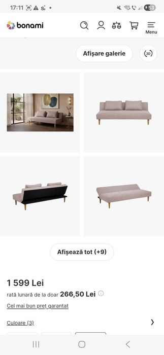 Canapea extensibila in Arad