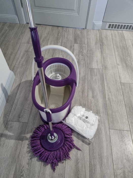 швабра дисковая с ведром