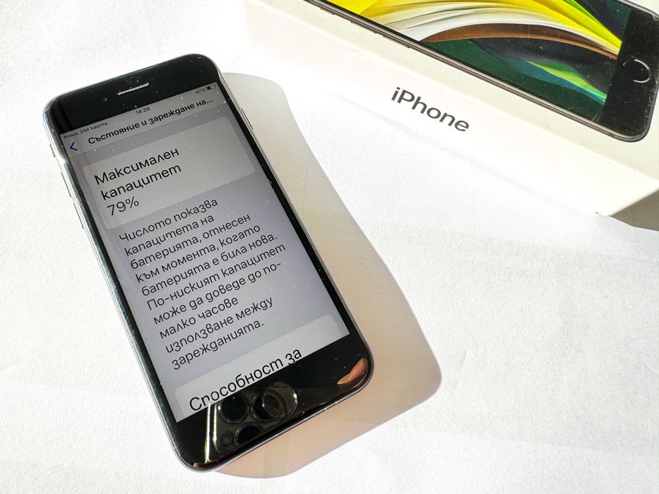 КАТО НОВ iPhone SE 2022 64GB Black