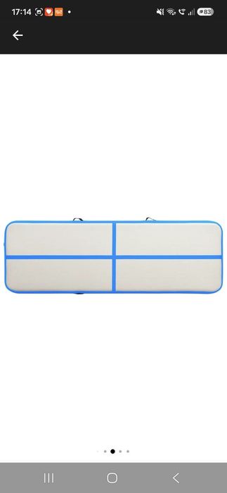 vand saltea gonflabila pt gimnastica 400x100x20