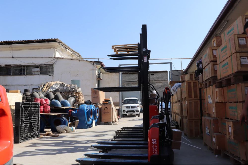 Полуавтомат электрический штабелер кара подемник Heli 3,5 м 1,5 тонн