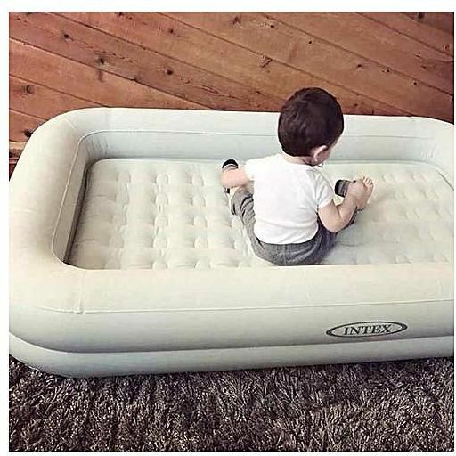 Надувной матрас-107х68х25 см. Насос и Доставка бесплатно