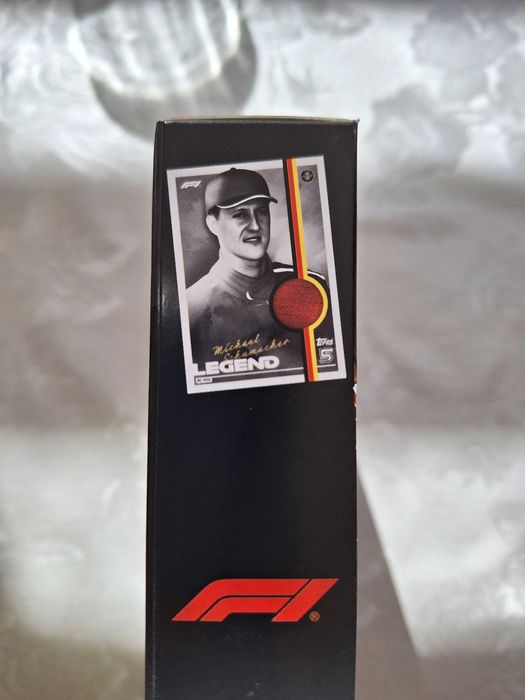 Комплект карти Формула 1, TOPPS TURBO ATTAX"24, 66 бр Шумахер, мет.кут