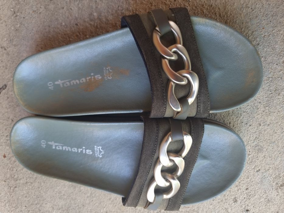 Papuci de piele nr.40 Tamaris