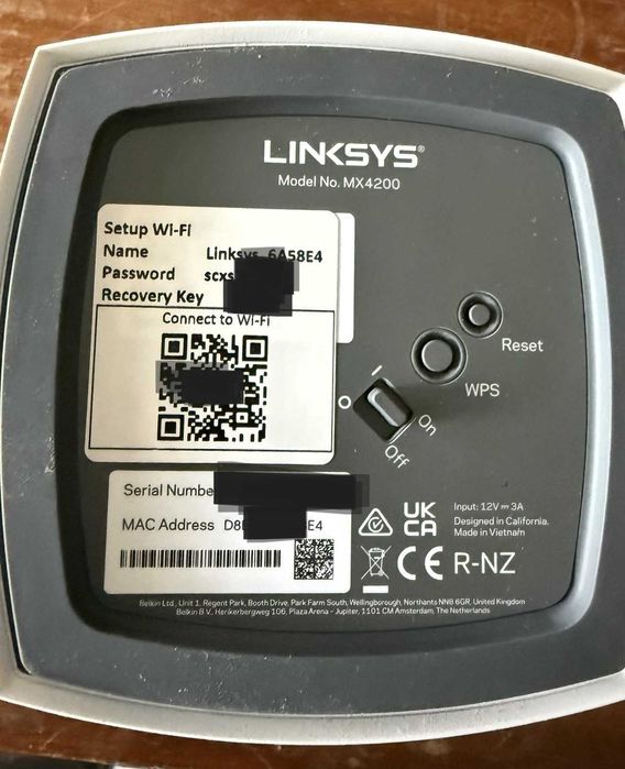Рутер Linksys Velop AX4200 WiFi6