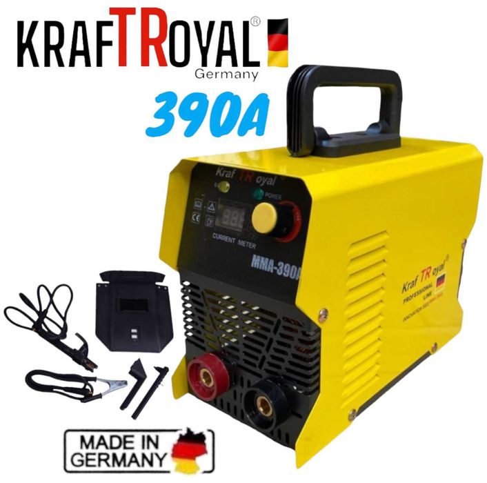 Немски Инверторен Електрожен 400А KRAFT ROYAL с дисплей