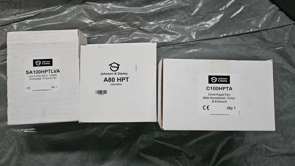 -50% %% Ликвидация % вентилатори за баня  Johnson&Starley