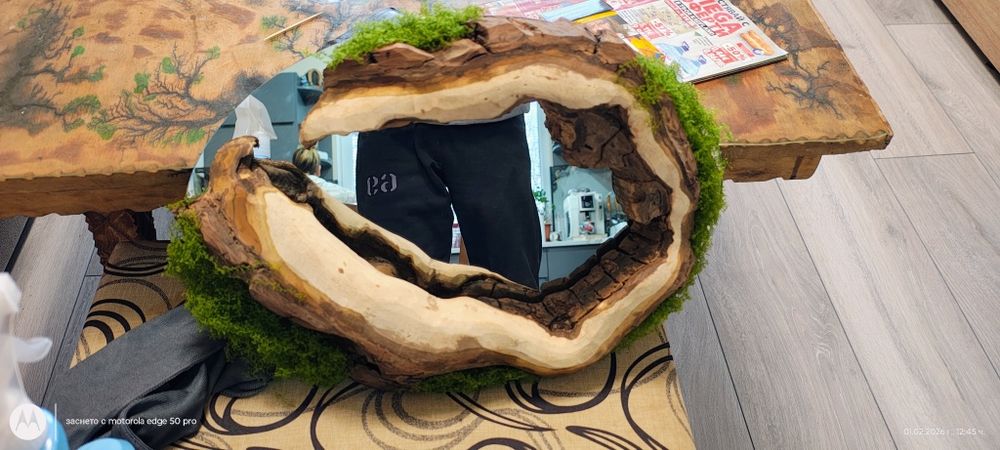 Огледало ръчно направено