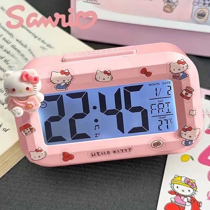 Ceas Sanrio copii personalizare stickere NOU, roz, decoratiune, fetita