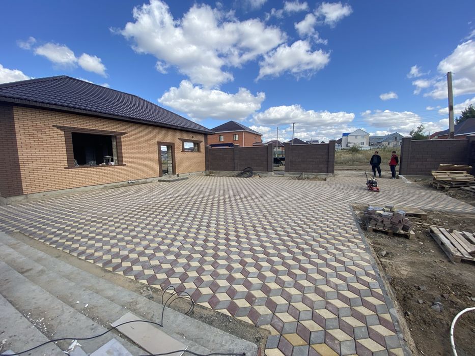 Брусчатка укладка