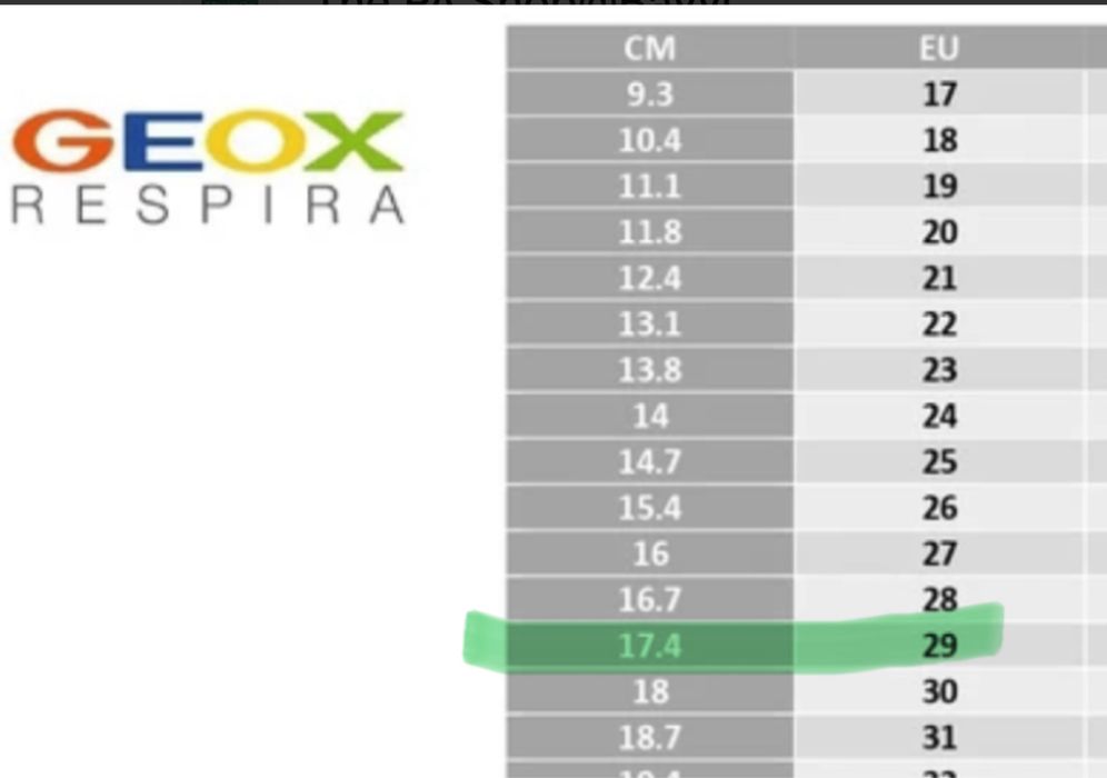 Детские ботинки GEOX 29EU