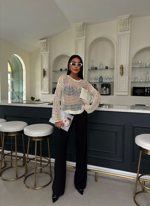 Прекрасен пуловер универсален размер