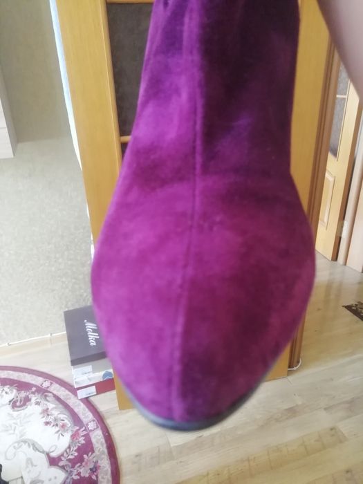 Сапоги из натуральной замши. Торг