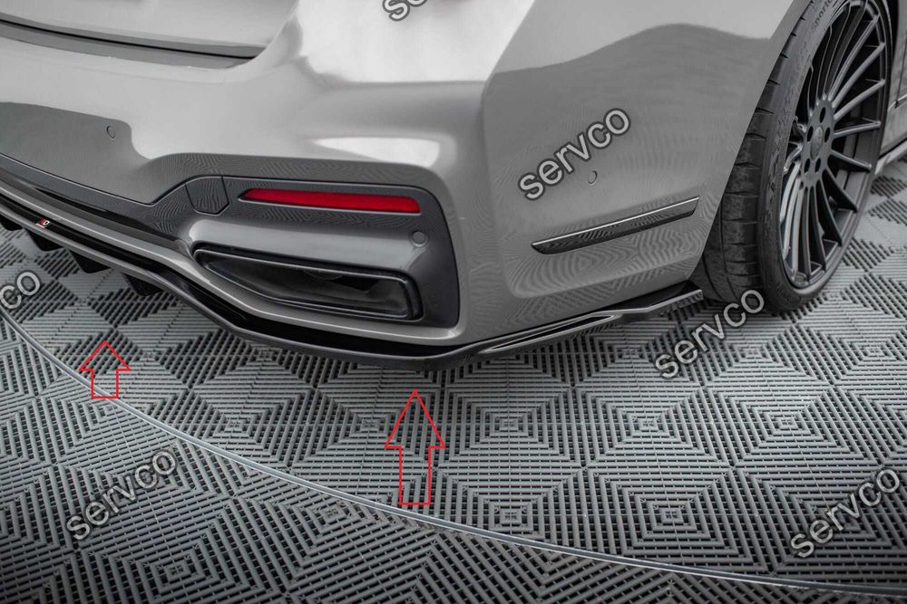 Pachet Set Splitter Exterior Lip Prelungiri Body kit tuning Bmw Seria 7 Long M-Pack G12 2019-2022 v15 - Maxton Design