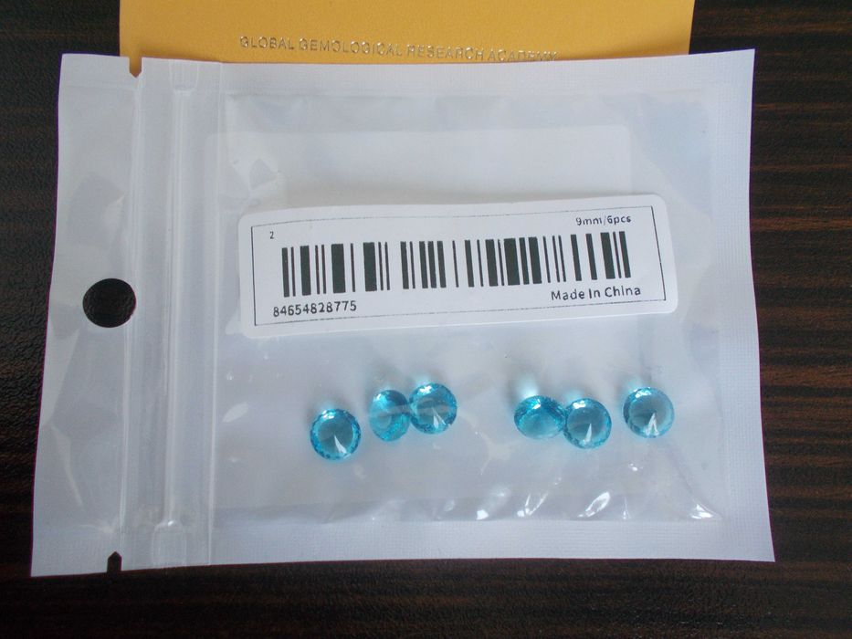 Синтетични Сапфири от морско стъкло