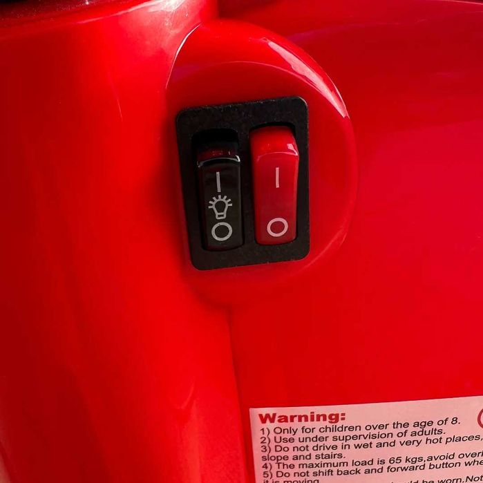 Scuter electric pt copii Kinderauto BJX2423 350W roti gonflabile RED