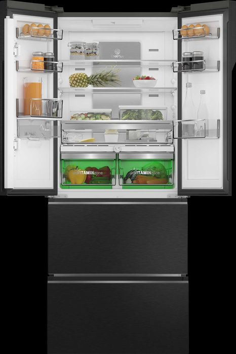 Нов side by side 76 см хладилник GRUNDIG Cool Plus, 481 л, В 192 см