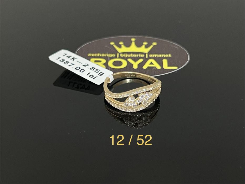 Bijuteria Royal CB : Inel dama aur 14k 2,35 grame