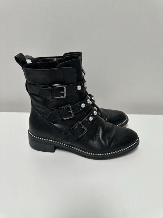 Ghete Tamaris 39 piele naturala