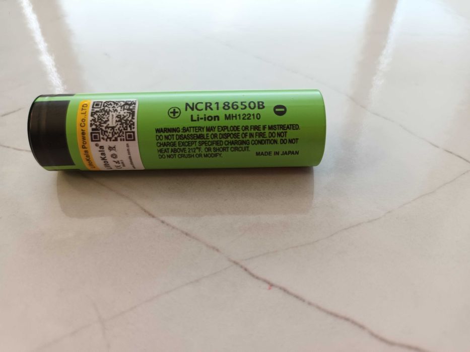 Батерия Liitokala 18650B Li-ion без пъпка,3.7V 3400mAh,Литокала,18650