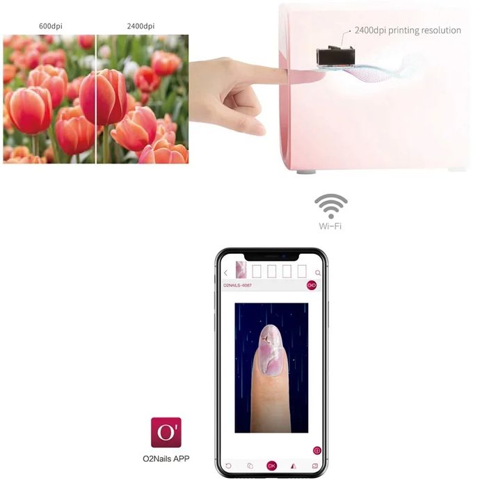 Imprimanta portabila manichiura 3D pentru unghii suport Wi-Fi  noua!
