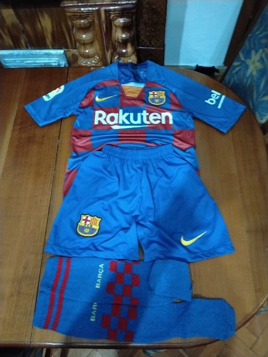 Echipament fotbal copii Barcelona Messi 10