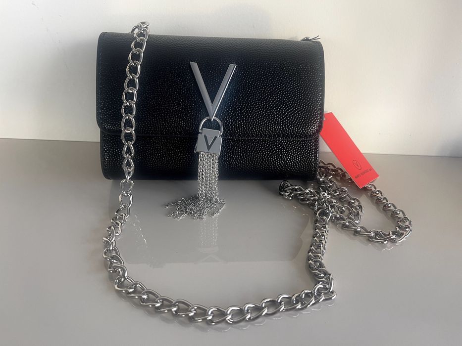 Valentino By Mario Valentino Divina Мини Клъч дамска чанта – черна