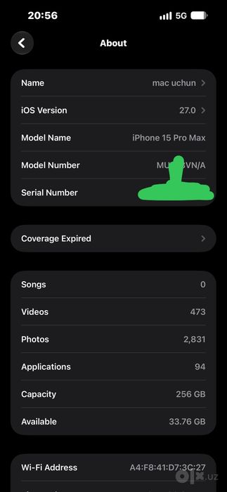 Iphone 15 pro max sotiladi