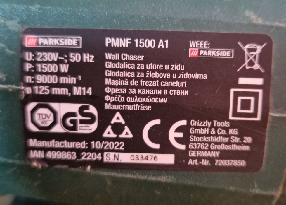 Mașină de canelat/ frezat caneluri